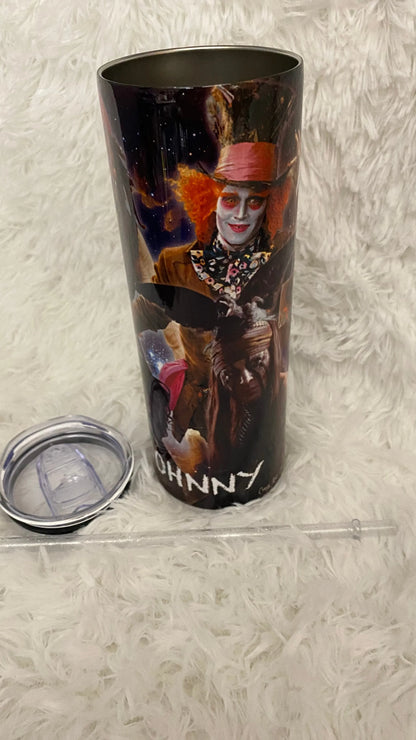 Customizable Team Johnny HOT AND COLD TUMBLER - Crazy Kat Design Co