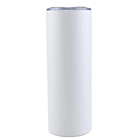 1CUSTOM WHITE 20 OZ SUBLIMATION HOT AND COLD TUMBLERS