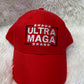 Ultra MAGA Hat American Flag Baseball Cap Donald Trump 2024 Hat Conservative Republican Anti Joe Biden Hats for Men Women