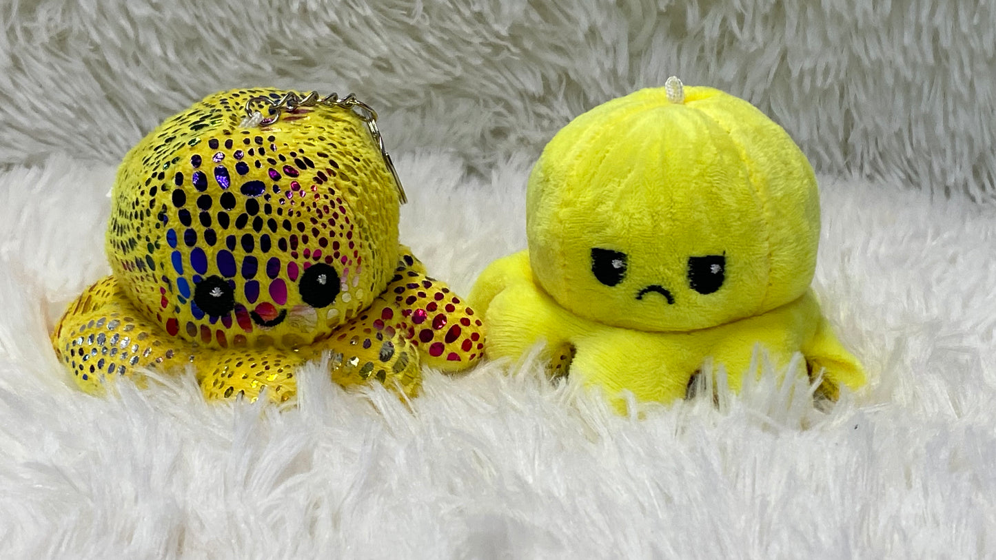 Reversible Octopus keychain - Crazy Kat Design Co