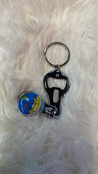 Florida Florida Souveniers Nail Clipper Keychain (Nail clipper) - Crazy Kat Design Co