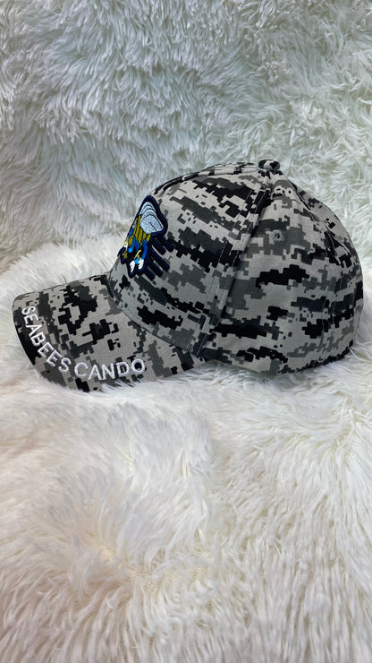 Seabees Cando Camo Hat - Crazy Kat Design Co