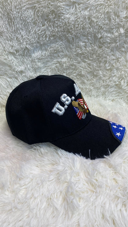 US ARMY HAT WITH FLAG - Crazy Kat Design Co