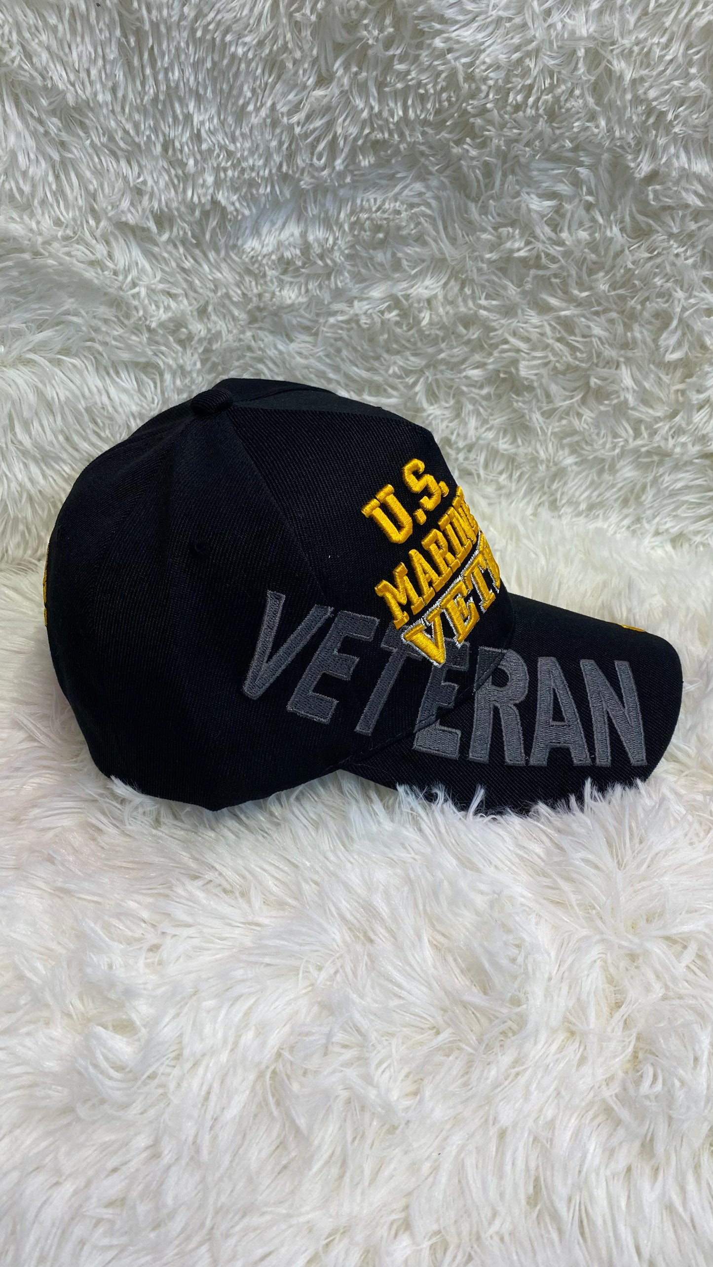 US Marine Veteran black Hat
