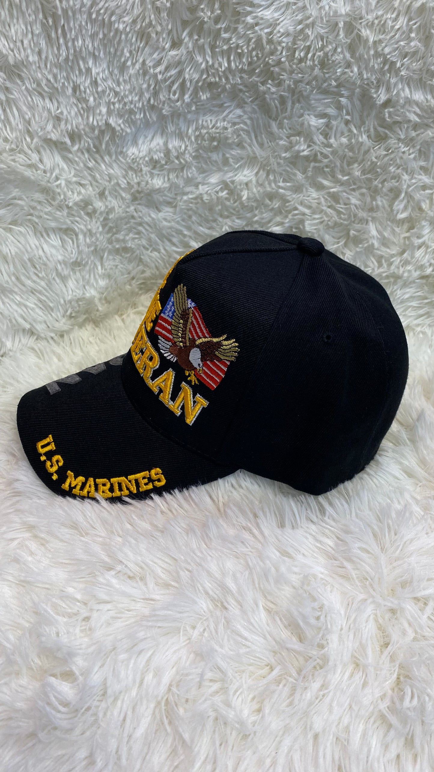 US Marine Veteran black Hat