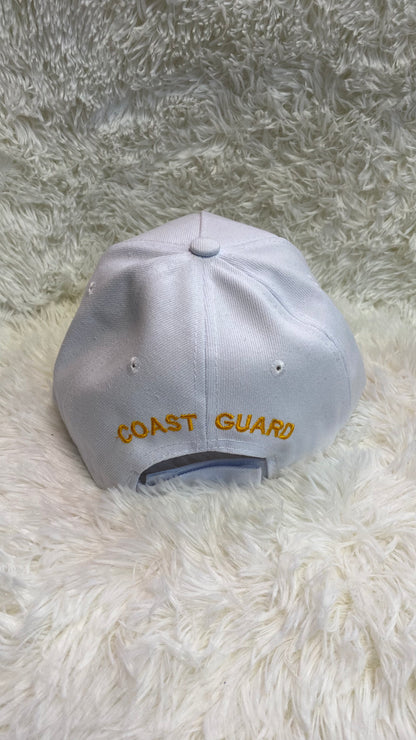 Coast Guard Retired White Hat - Crazy Kat Design Co