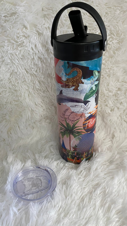 CUSTOMIZABLE REPRESENT STATE OF GEORGIA TUMBLER - Crazy Kat Design Co