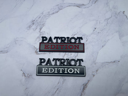 PATRIOT EDITION METAL EMBLEM - Crazy Kat Design Co