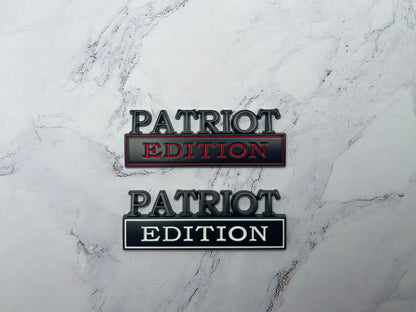 PATRIOT EDITION METAL EMBLEM - Crazy Kat Design Co