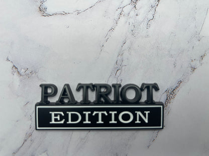 PATRIOT EDITION METAL EMBLEM - Crazy Kat Design Co