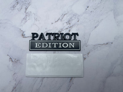 PATRIOT EDITION METAL EMBLEM - Crazy Kat Design Co