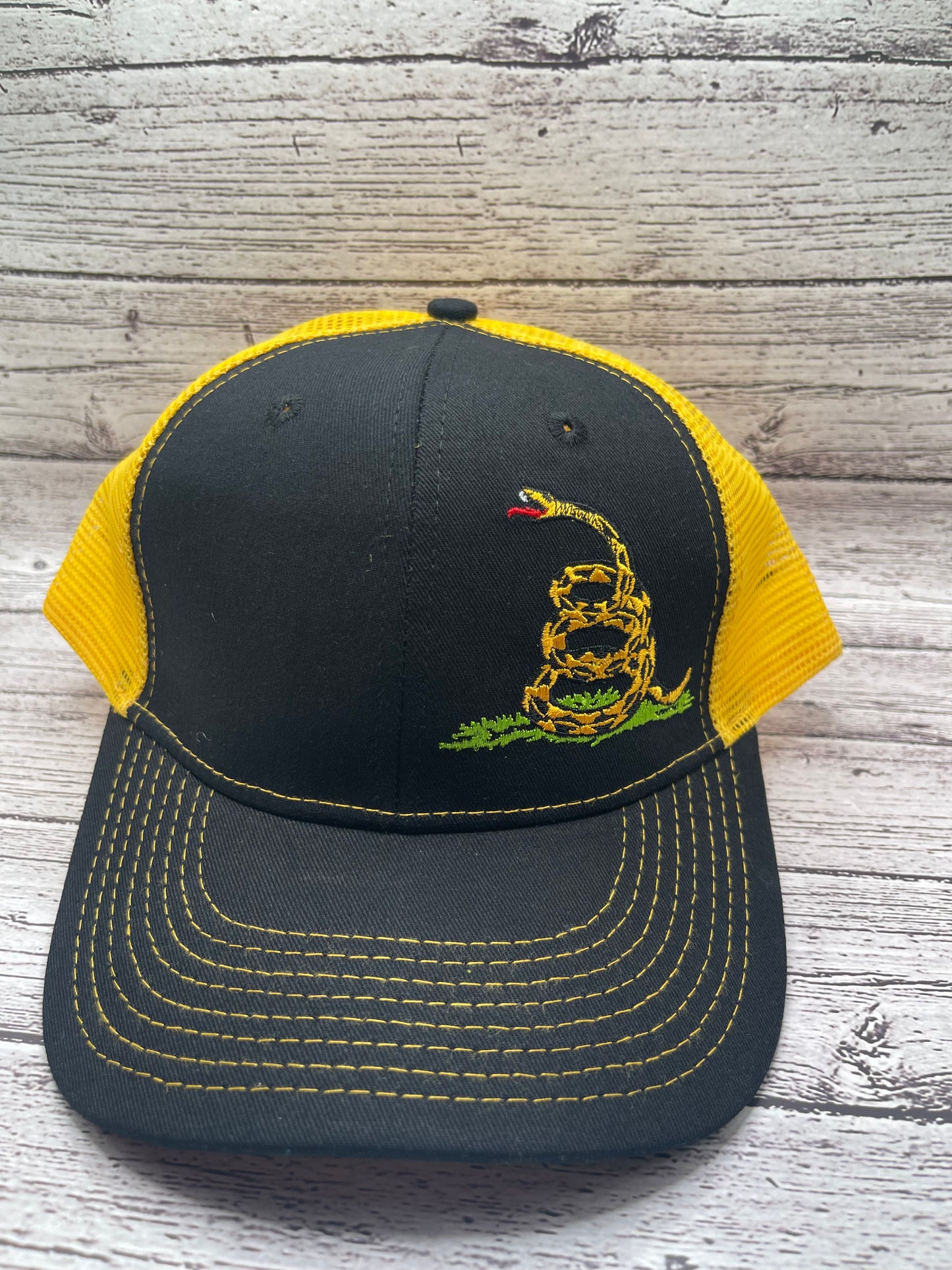 Don't Tread On Me Gadsden Mesh Back Hat Cap - Crazy Kat Design Co