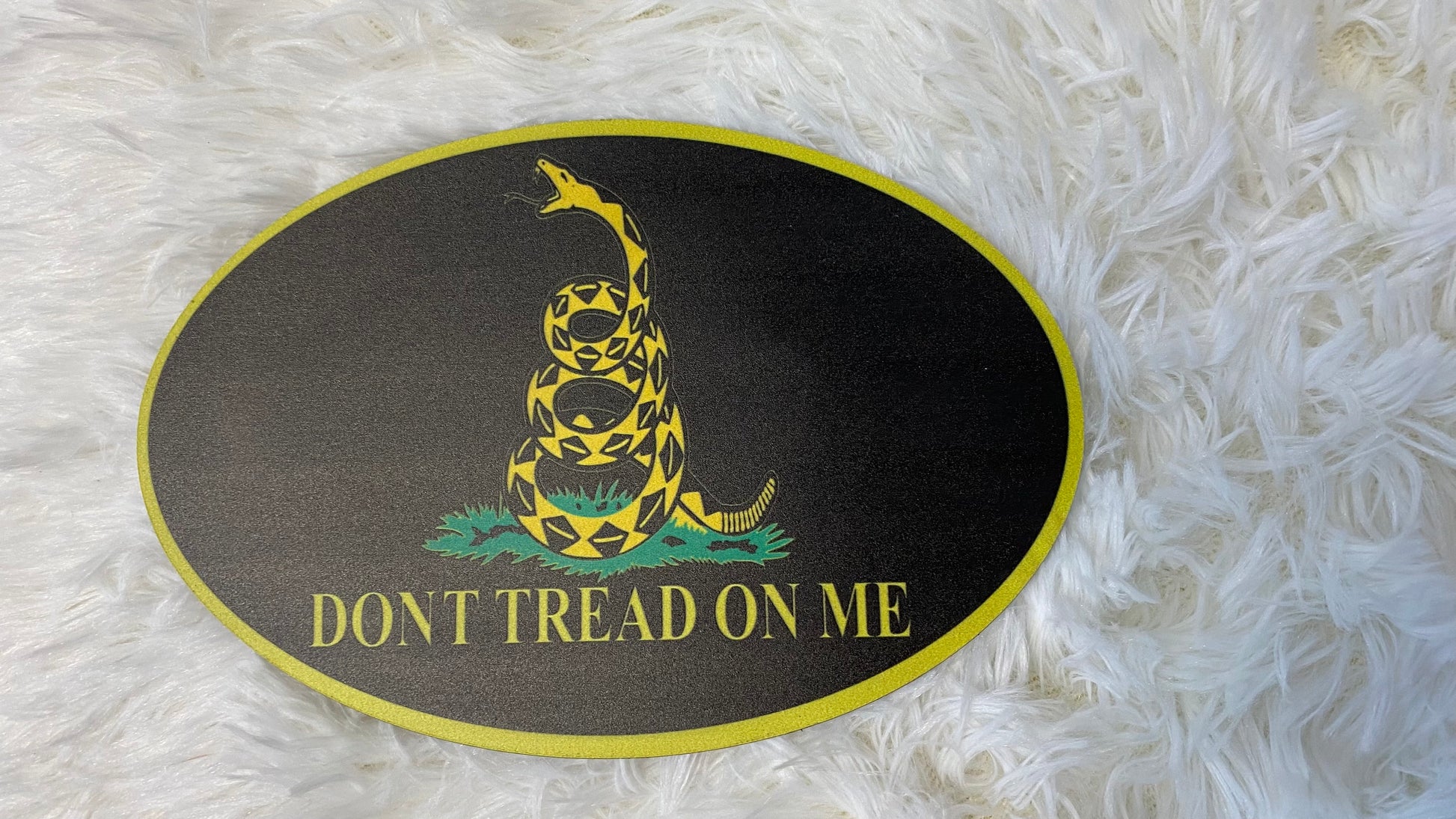 DON'T TREAD ON ME DYE CUT BUMPER/ CAR MAGNET - Crazy Kat Design Co