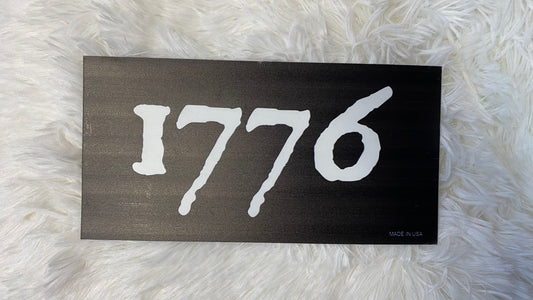 1776 DYE CUT BUMPER/ CAR MAGNET - Crazy Kat Design Co