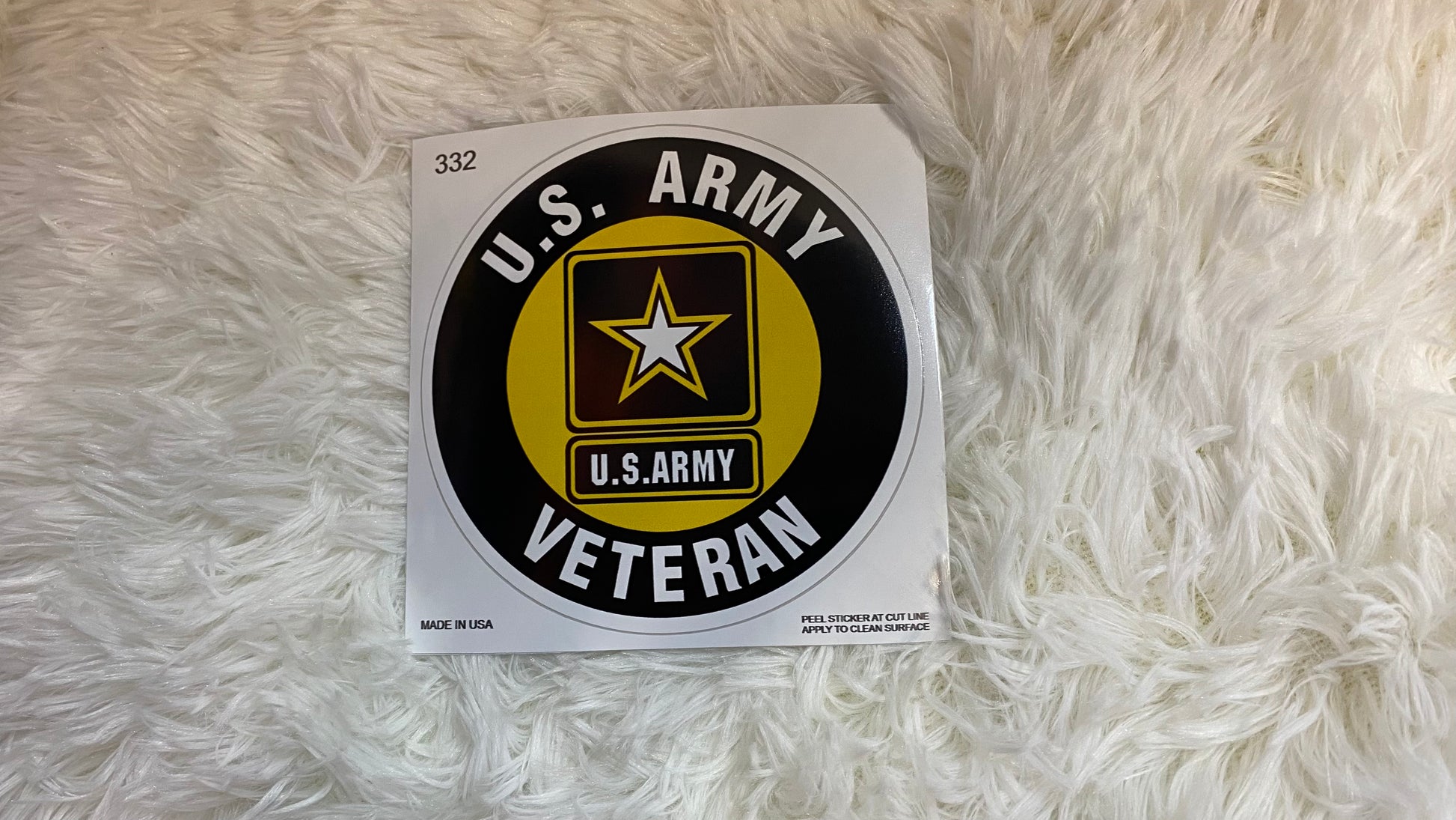 ARMY VETERAN DYE CUT BUMPER/ WINDOW STICKER - Crazy Kat Design Co