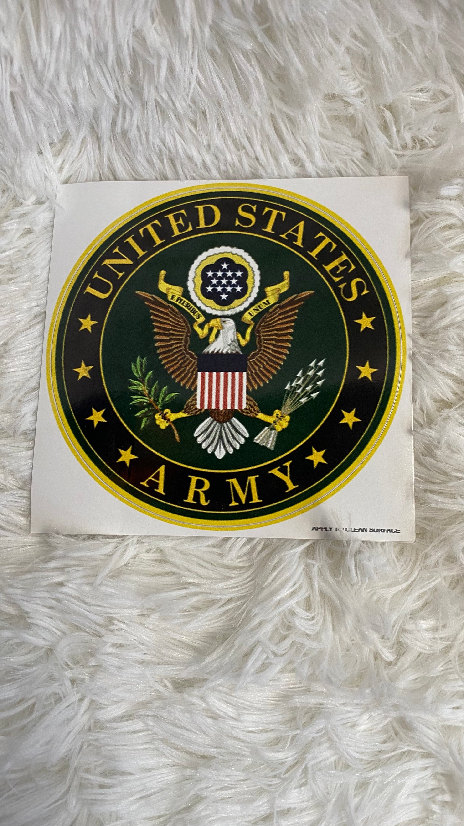 ARMY DYE CUT BUMPER/ WINDOW STICKER - Crazy Kat Design Co