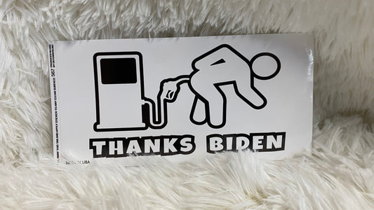 THANKS BIDEN DYE CUT STICKER - Crazy Kat Design Co