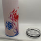Customizable HOT AND COLD TUMBLER Mom life INSPIRED, Flower, In a world full of flowers be a dandelion,rainbow