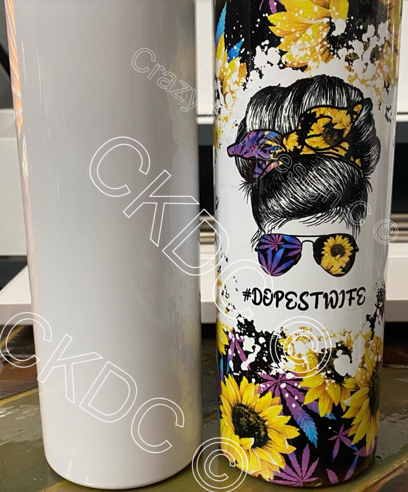CUSTOMIZABLE DOPESTWIFE HOT AND COLD TUMBLER