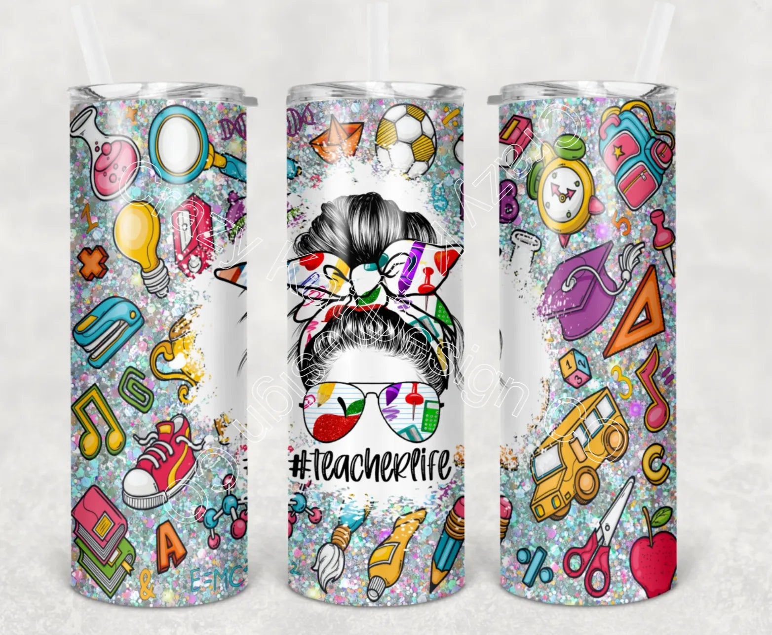 CUSTOMIZABLE TEACHER HOT OR COLD TUMBLERS - Crazy Kat Design Co