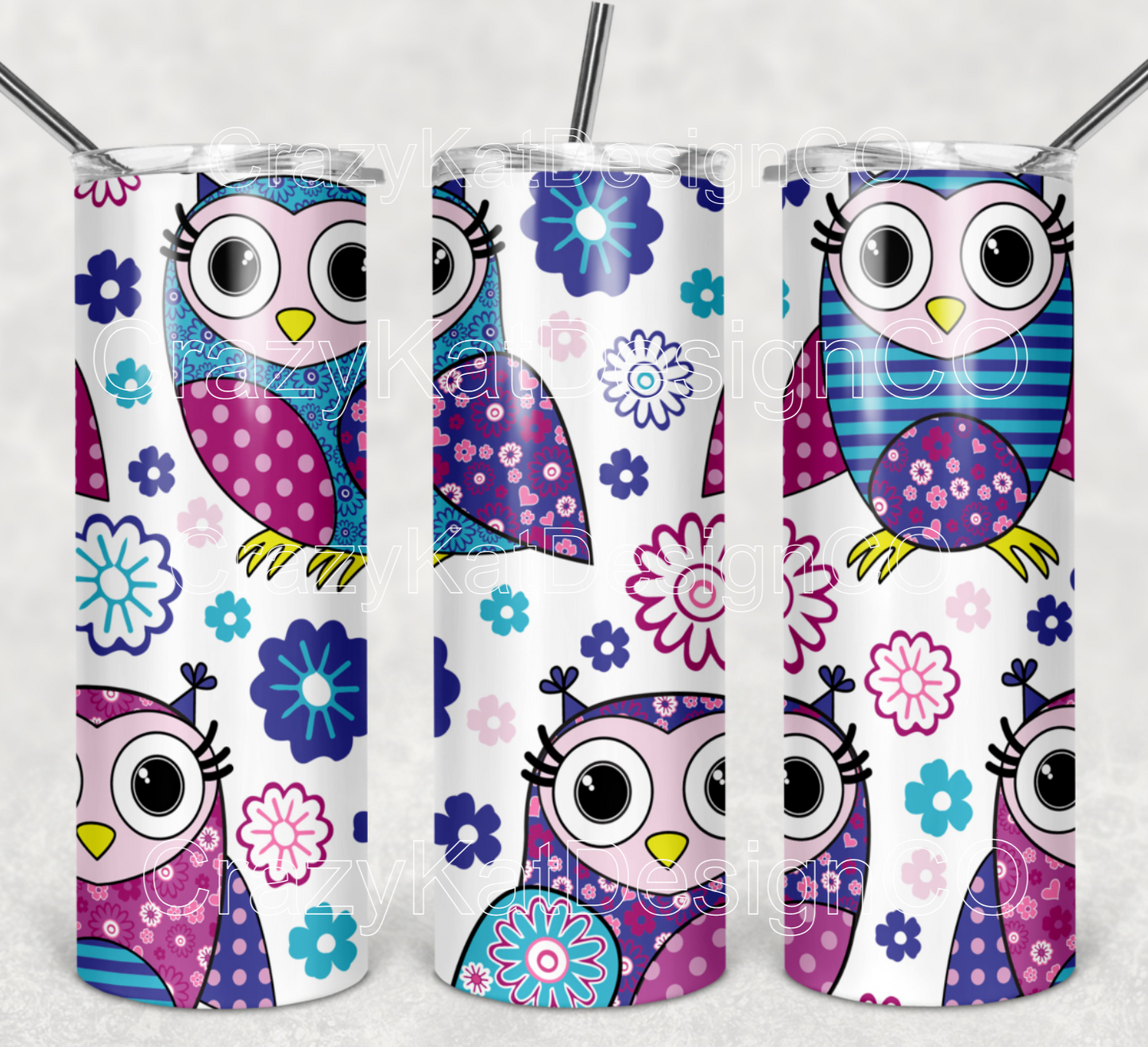 CUSTOMIZABLE OWLS HOT AND COLD TUMBLER