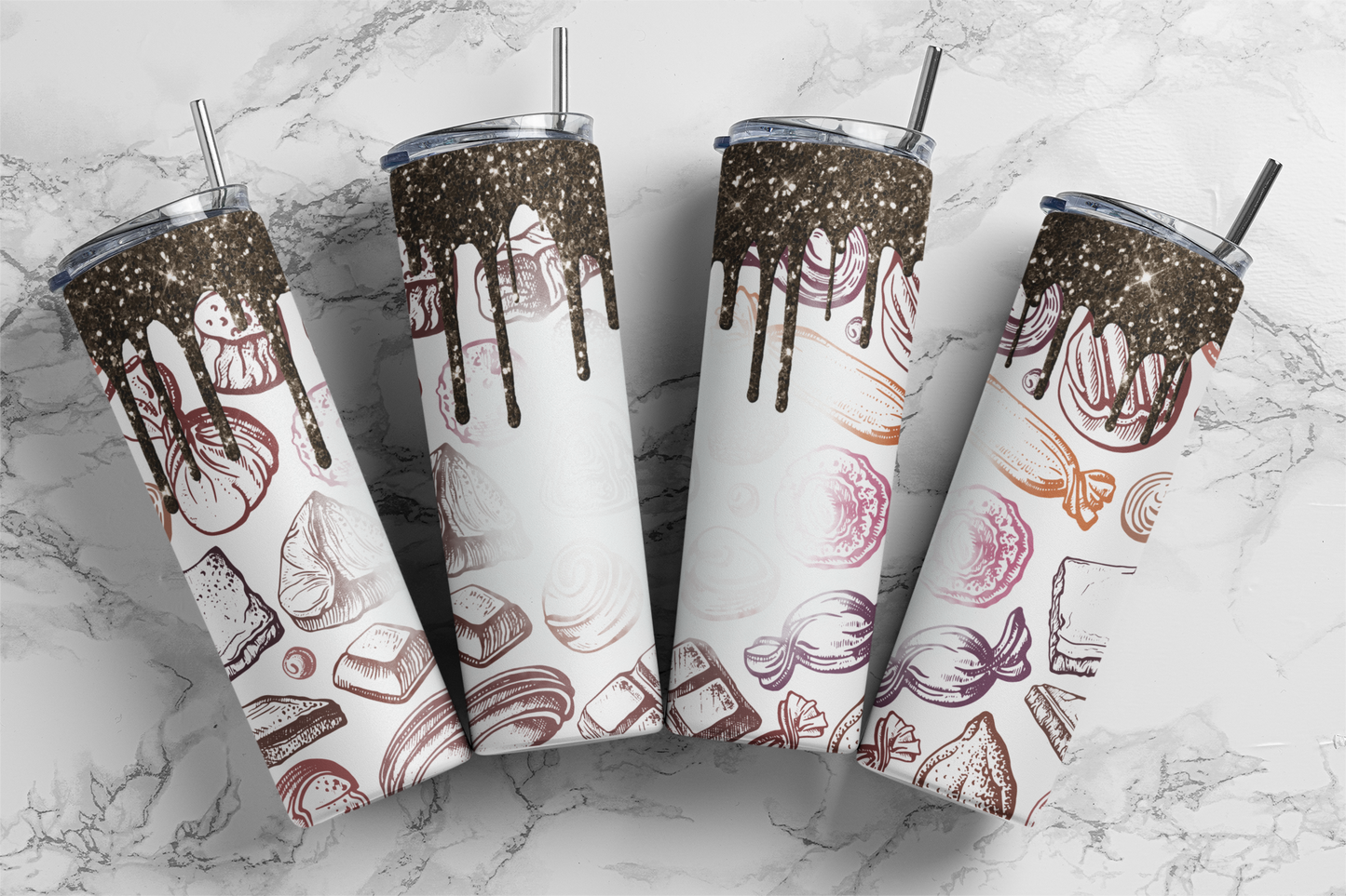 CUSTOMIZABLE CHOCOLATE HOT AND COLD TUMBLER