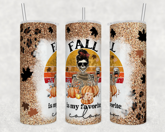 CUSTOMIZABLE FALL IS MY FAVORITE COLOR HOT AND COLD TUMBLERS - Crazy Kat Design Co