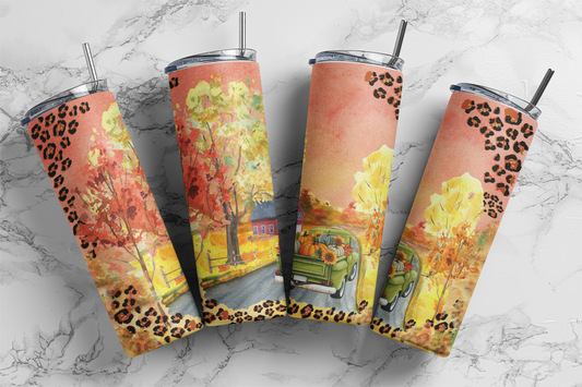 CUSTOMIZABLE AUTUMN WATERS HOT AND COLD TUMBLER