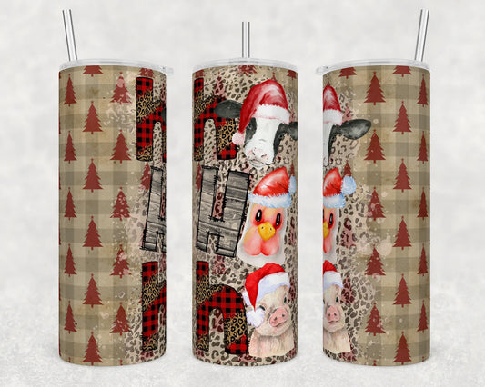 CUSTOMIZABLE HO HO HO HOT AND COLD TUMBLER - Crazy Kat Design Co