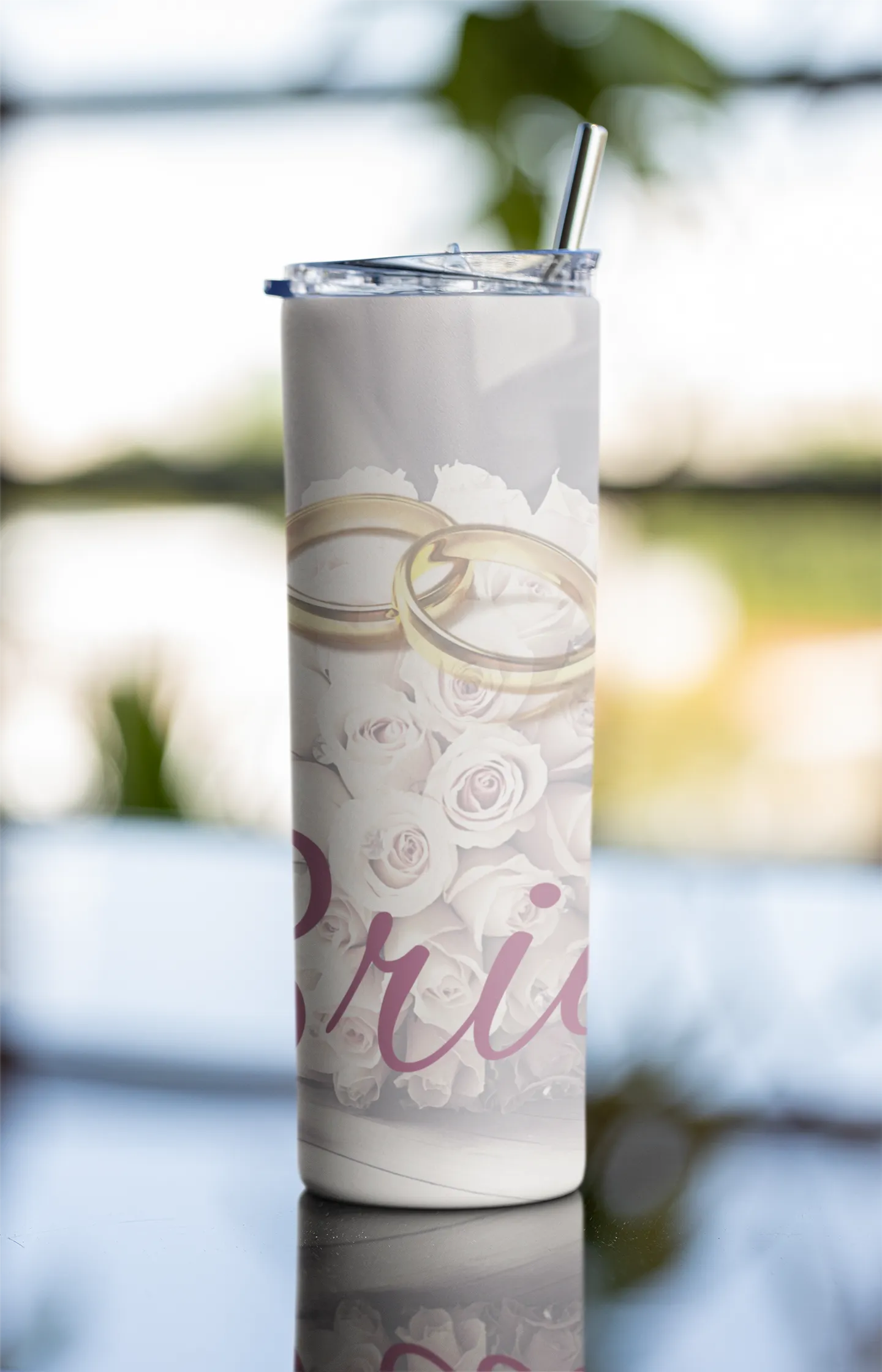 CUSTOMIZABLE BRIDE, MAID OF HONOR, BRIDESMAID HOT AND COLD TUMBLER - Crazy Kat Design Co