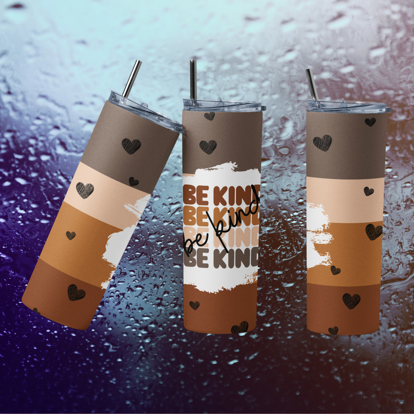 CUSTOMIZABLE BE KIND, BE KIND HOT AND COLD TUMBLER