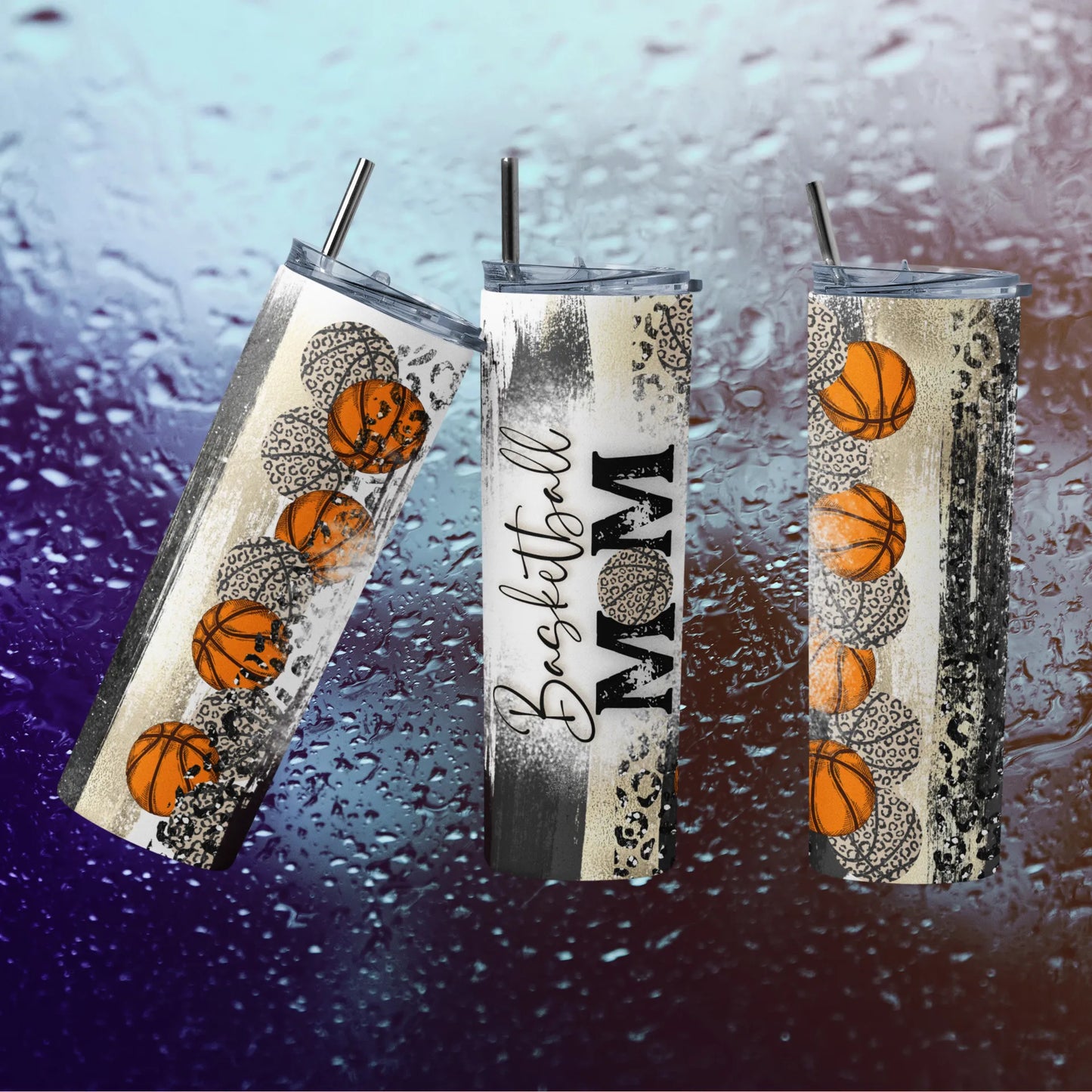 CUSTOMIZABLE BASKETBALL MOM HOT AND COLD TUMBLERS - Crazy Kat Design Co