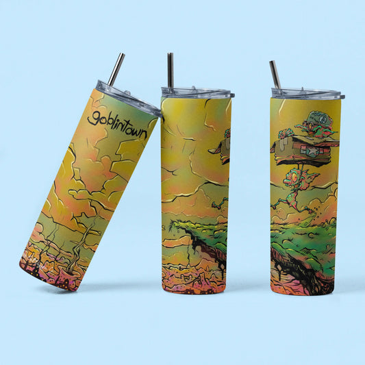 CUSTOMIZABLE NFTS GOBLINTOWN HOT AND COLD TUMBLER - Crazy Kat Design Co