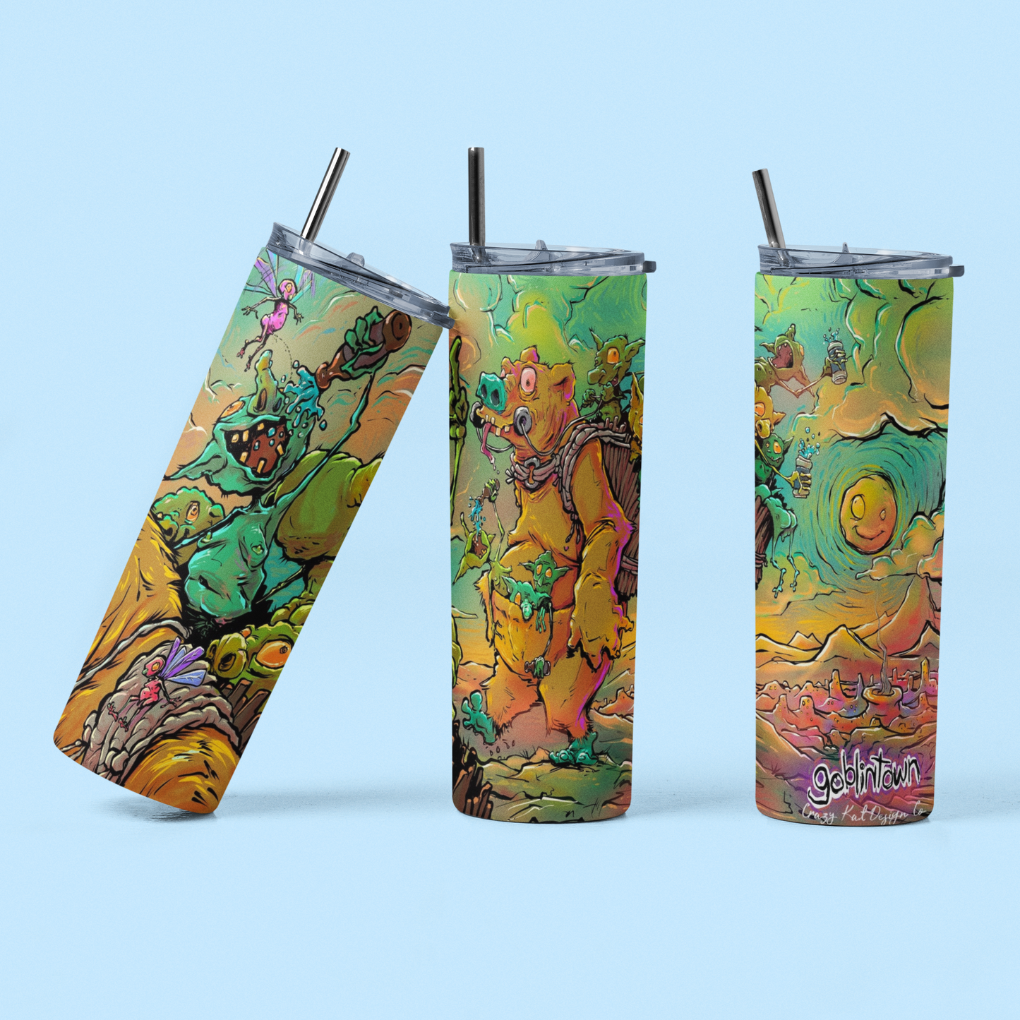 CUSTOMIZABLE NFTS GOBLINTOWN HOT AND COLD TUMBLER