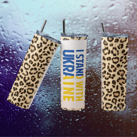 CUSTOMIZABLE STAND FOR UKRAINE FLAG TUMBLER - Crazy Kat Design Co