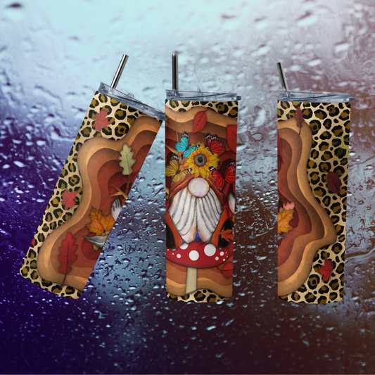 CUSTOMIZABLE GNOMES LEOPARD HOT AND COLD TUMBLERS
