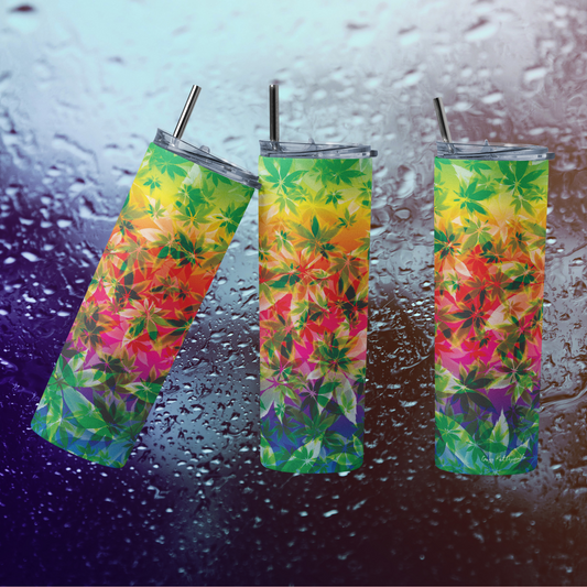 CUSTOMIZABLE HIPPY STYLE HOT AND COLD TUMBLER