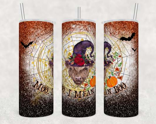 CUSTOMIZABLE MOO I MEAN BOO HOT AND COLD TUMBLERS