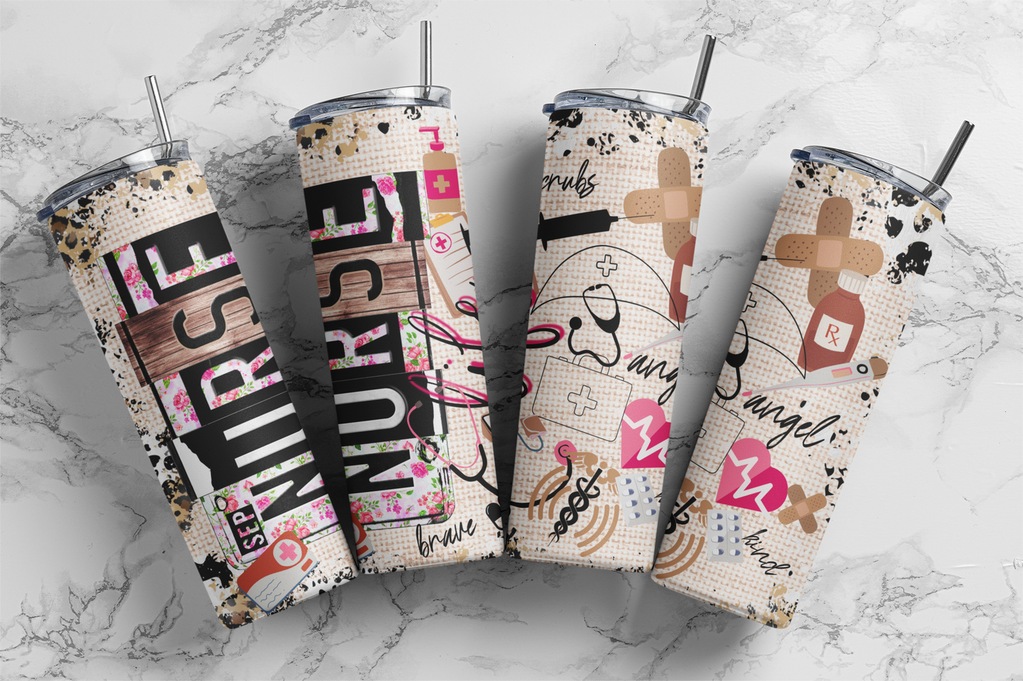 CUSTOMIZABLE NURSE HOT AND COLD TUMBLERS